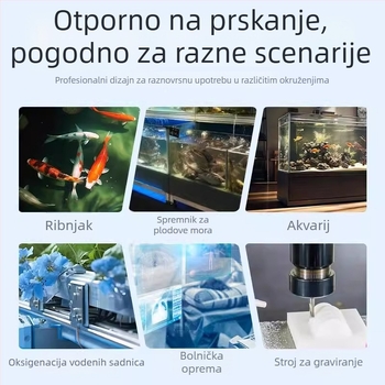 Tiha pumpa za kisik u akvariju, visoke snage