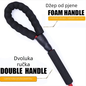 Reflektirajući poliesterski povodac za pse, neproduživi, otporan na kidanje