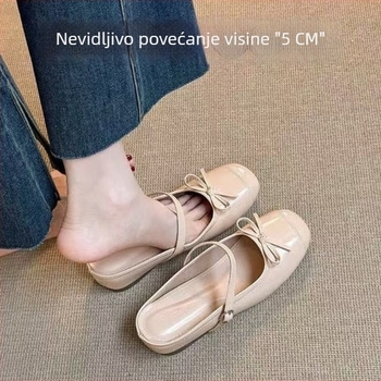 Svadbene Mary Jane cipele – retro kineski stil, sintetička koža gornji dio, okrugli nos, gumeni potplat, model FJ35038