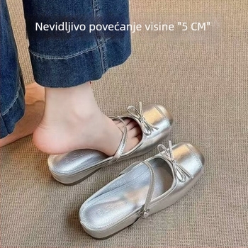 Svadbene Mary Jane cipele – retro kineski stil, sintetička koža gornji dio, okrugli nos, gumeni potplat, model FJ35038