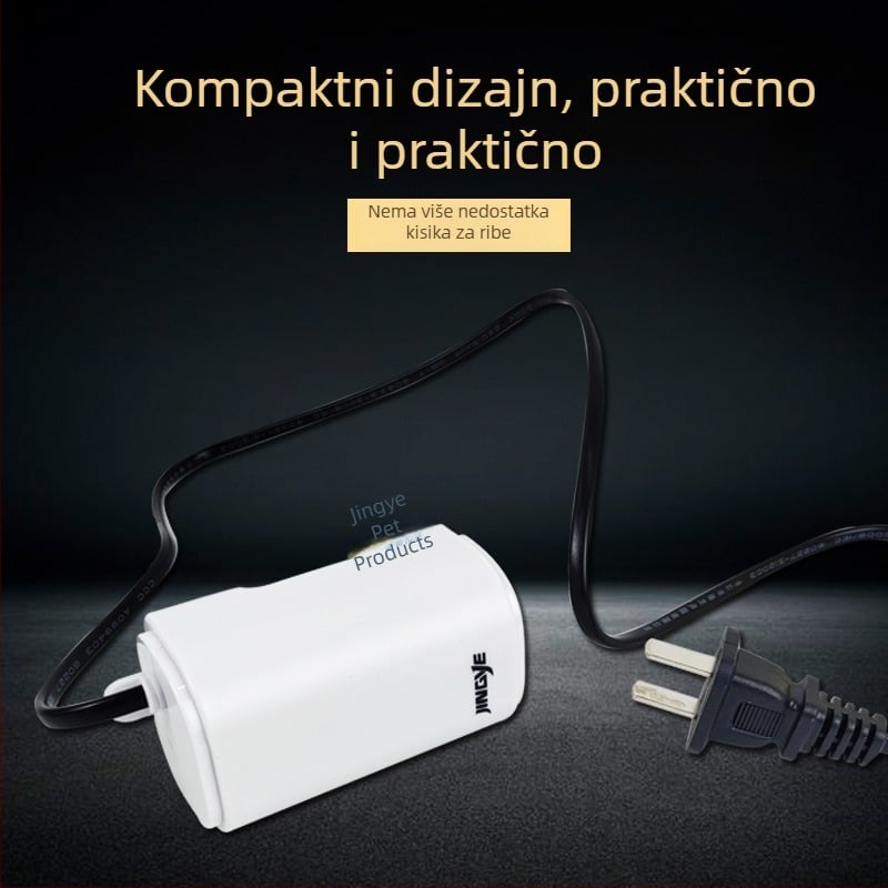 Chi Yiheng Pumpa za kisik akvarij - priključna, mali aerator s jednim otvorom, za kućnu upotrebu, težina iznad 20 g