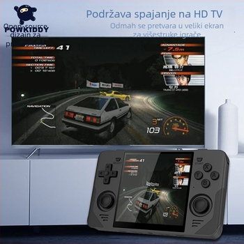 Powkiddy prijenosna konzola s otvorenim kodom – USB, 3,5 mm audio, bez memorijske kartice, RPG igre, MP4 player