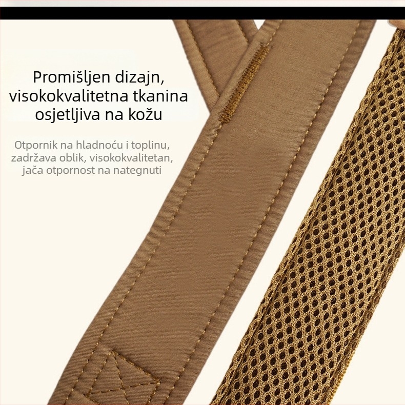 Izvlačni tekstilni kaiš za psa s vestom harnesom za velike pasmine