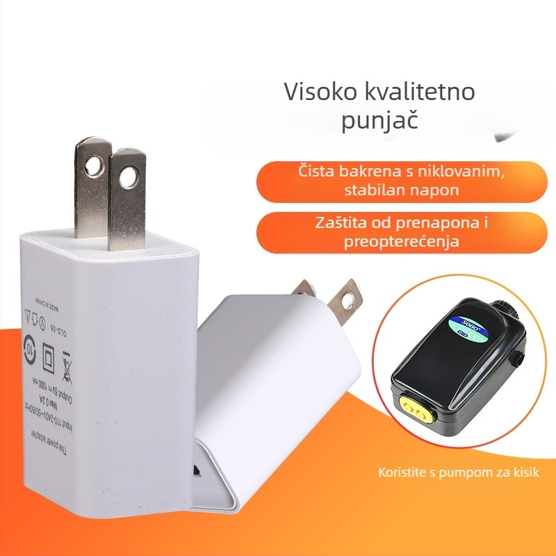 USB punjač za pumpu kisika akvarija (Marka: Age; Uvoz: Ne; Privatna oznaka licencirana: Ne)
