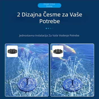 Pumpa za fontanu – ABS, plutajući stil, Glavna namjena: fontana