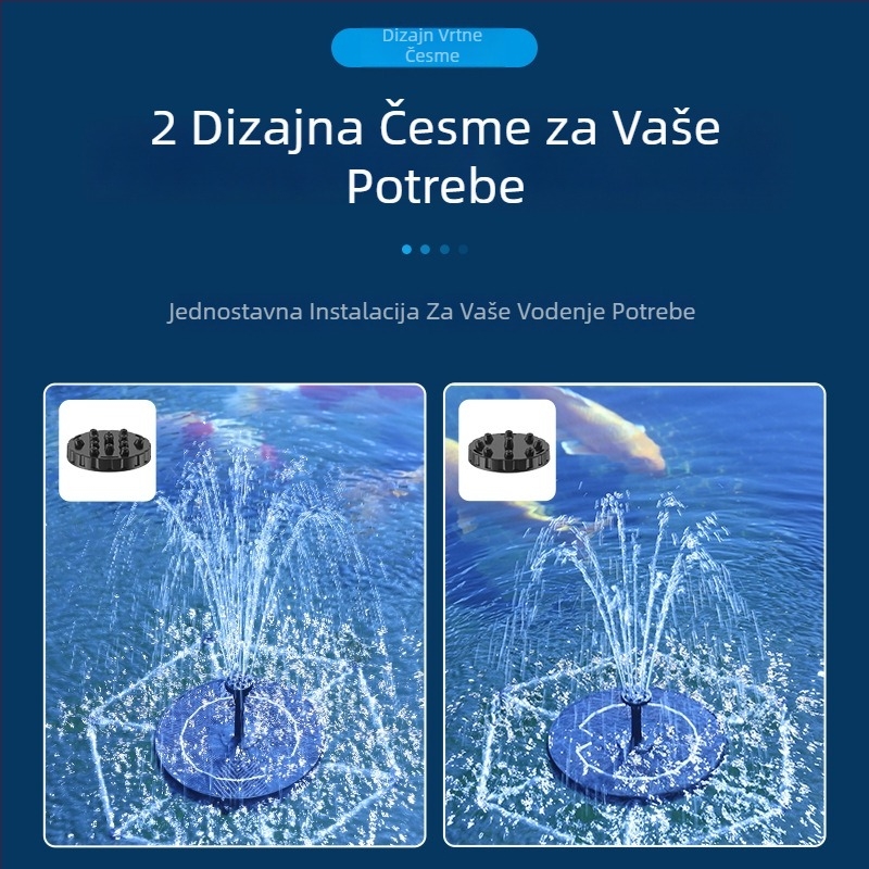 Pumpa za fontanu – ABS, plutajući stil, Glavna namjena: fontana