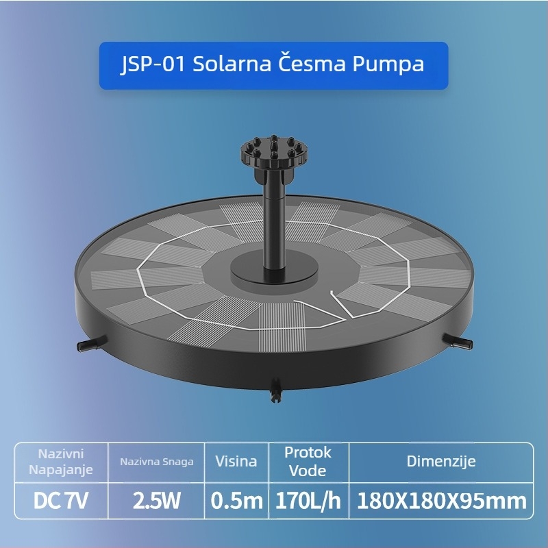 Pumpa za fontanu – ABS, plutajući stil, Glavna namjena: fontana