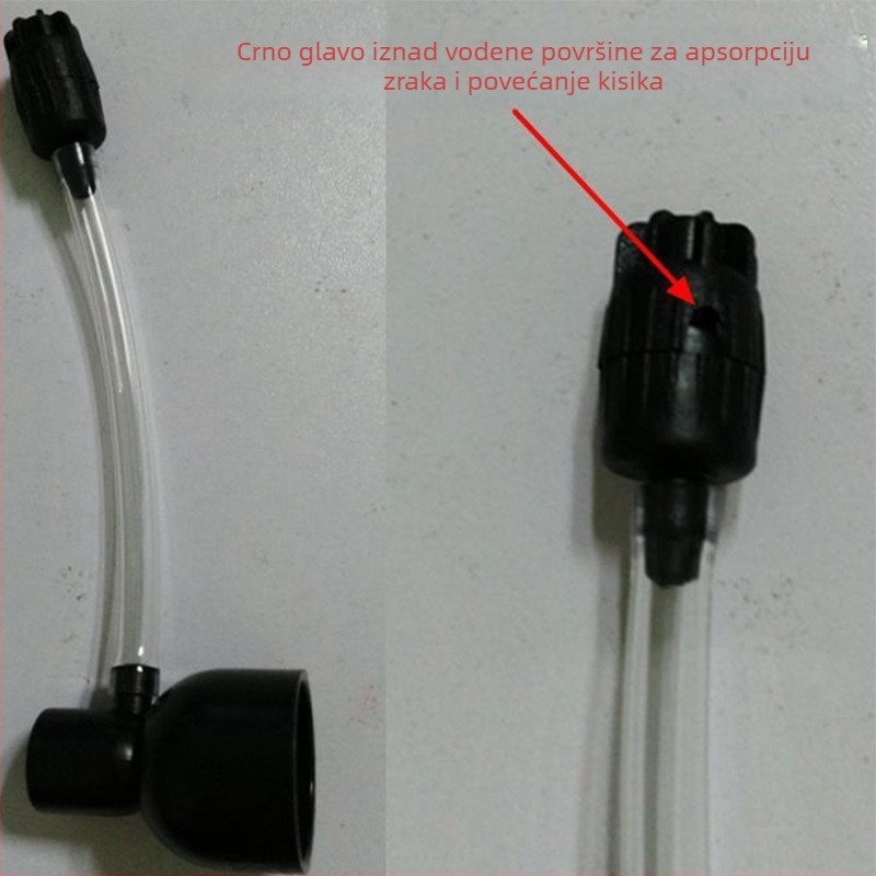 Oksigen difuzor za akvarij, Black Diamond plastični difuzor, težina 0.1