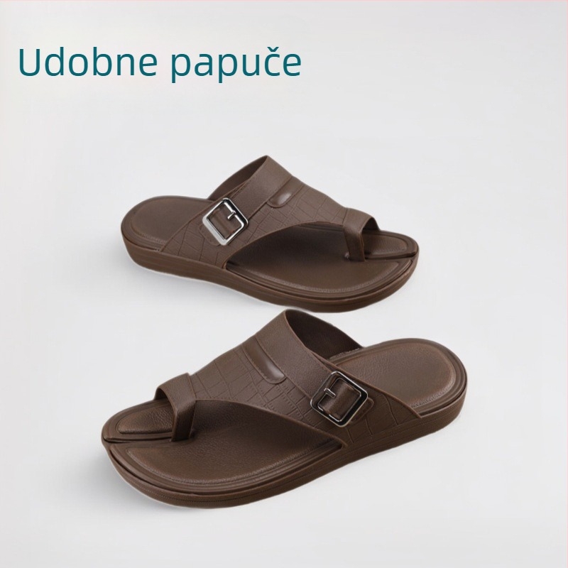 Muške žabice za opuštanje s otvorenim prstima, PVC gornji dio, EVA đon