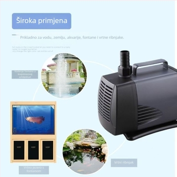 Songbao Potopna pumpa za akvarij WP4000/WP7000 — visok protok, filtracija i cirkulacija vode, ABS kućište