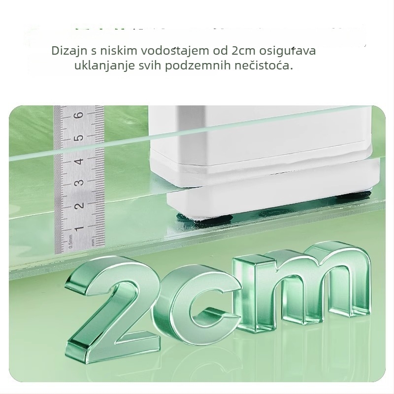 Filter za akvarij Kornjača s izrazito niskim nivoom vode, usisavanje s dna, 3-u-1 cirkulacijska pumpa za filtraciju i oksigenaciju (kapljično filtriranje)