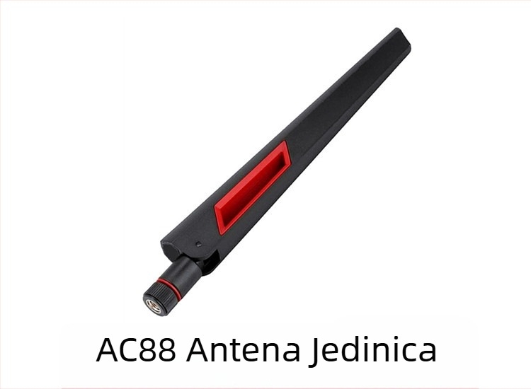 Stolni WiFi 6 dual-band usmjerivač s antenom za pojačanje i SMA konektorom, 10/6 dB