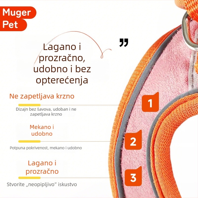 Najlonski povodac za zeca za šetnju, otporan na bijeg i ugrize, pogodan za male patuljaste zeca