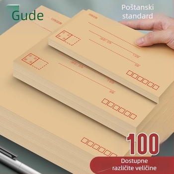 Goode kovert od kraft papira za račune, dokumente i novac, spreman za slanje