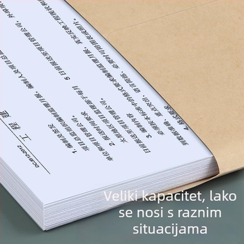 Goode kovert od kraft papira za račune, dokumente i novac, spreman za slanje