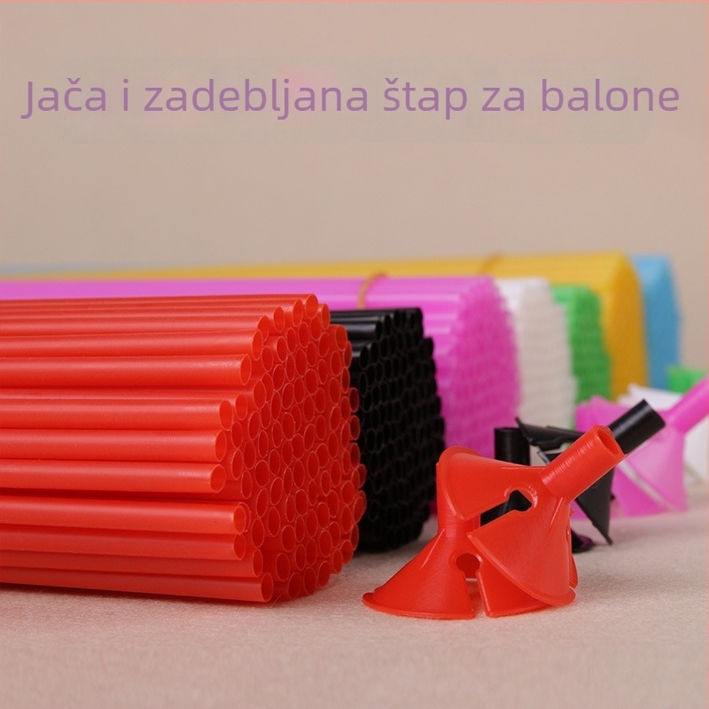 Produženi plastični nosač balona za dekor uličnog štanda (materijal: plastika; tip balona: drugi; oblik: drugi)
