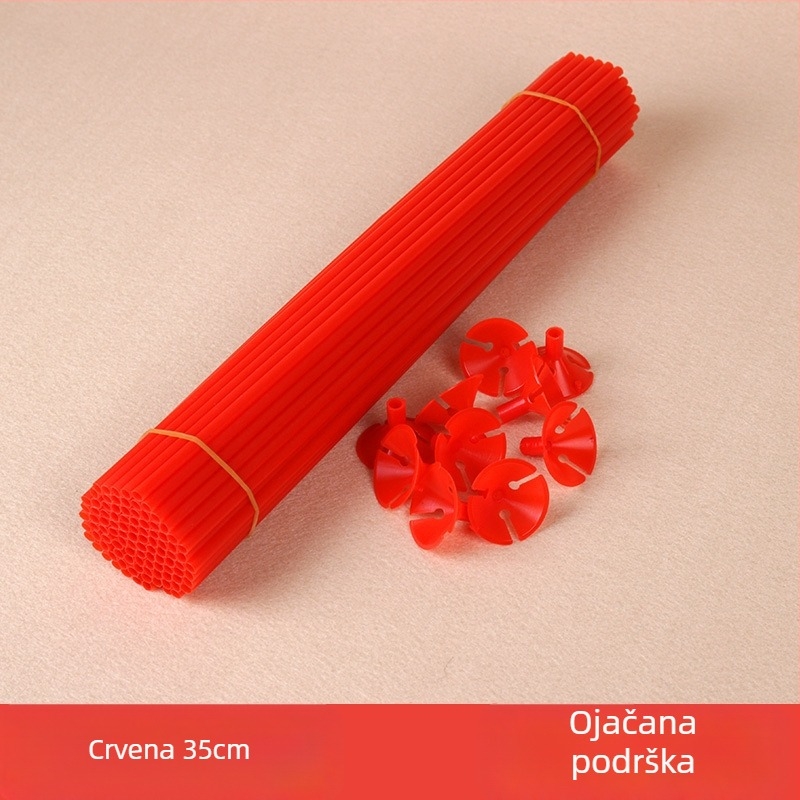 Produženi plastični nosač balona za dekor uličnog štanda (materijal: plastika; tip balona: drugi; oblik: drugi)