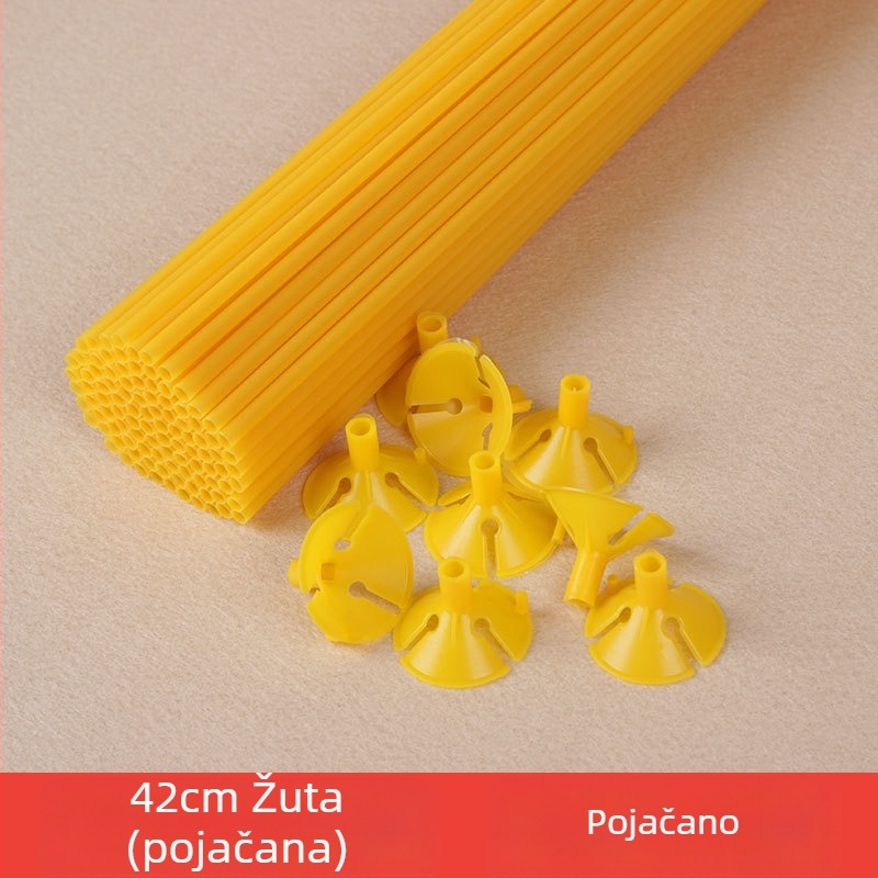 Produženi plastični nosač balona za dekor uličnog štanda (materijal: plastika; tip balona: drugi; oblik: drugi)