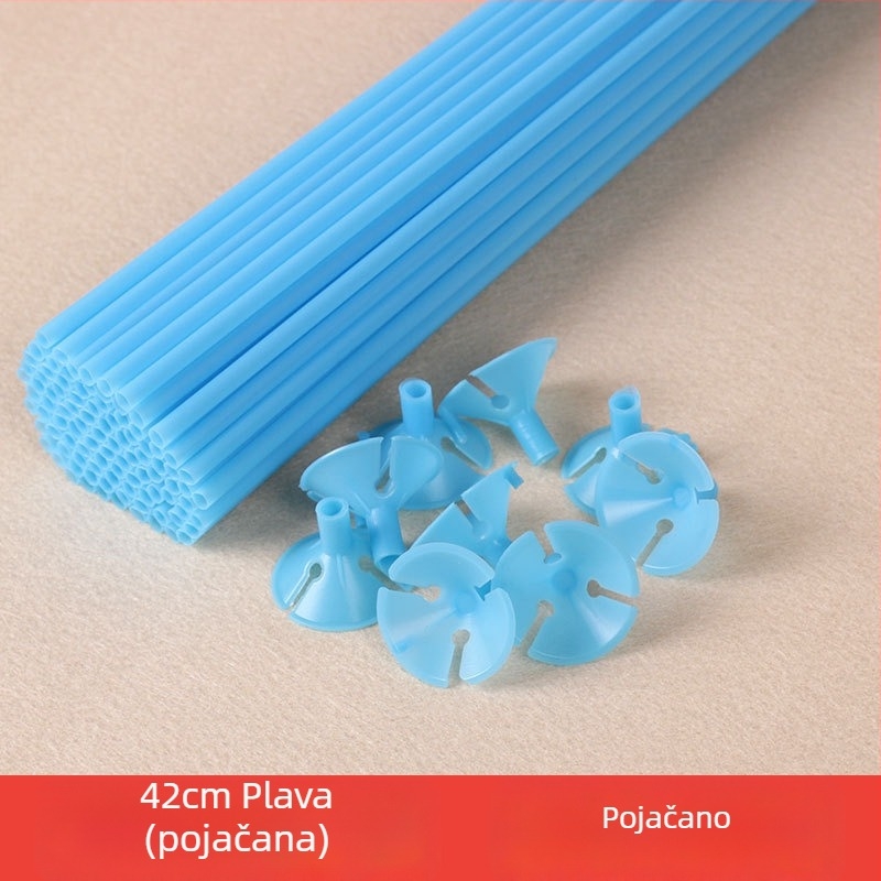 Produženi plastični nosač balona za dekor uličnog štanda (materijal: plastika; tip balona: drugi; oblik: drugi)