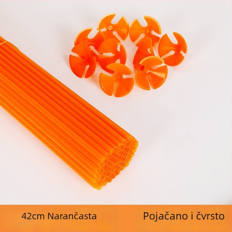 Produženi plastični nosač balona za dekor uličnog štanda (materijal: plastika; tip balona: drugi; oblik: drugi)