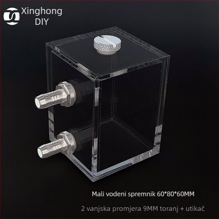 Radijator za vodeno hlađenje – mini vodeni spremnik, akril, XHDIY