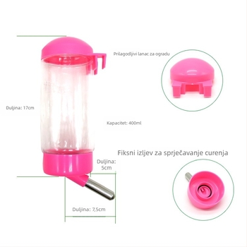 Wanmite plastični viseći napojnik za kućne ljubimce – ručno napajanje