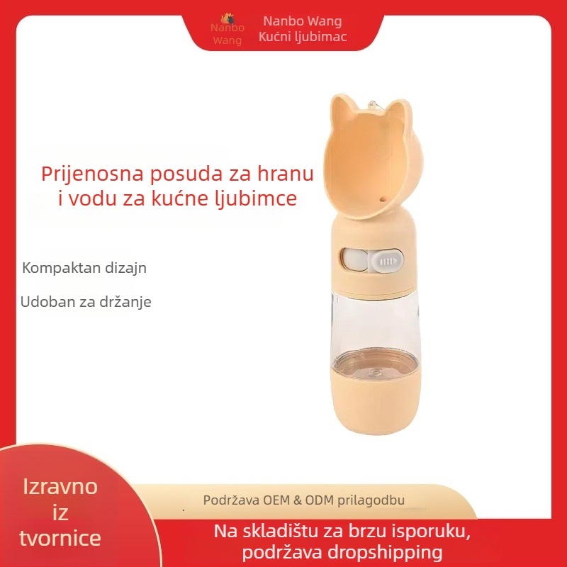 Nanbo Wang posuda za vodu za psa, PP materijal, prijenosno za vanjsku upotrebu, pakiranje 48 komada