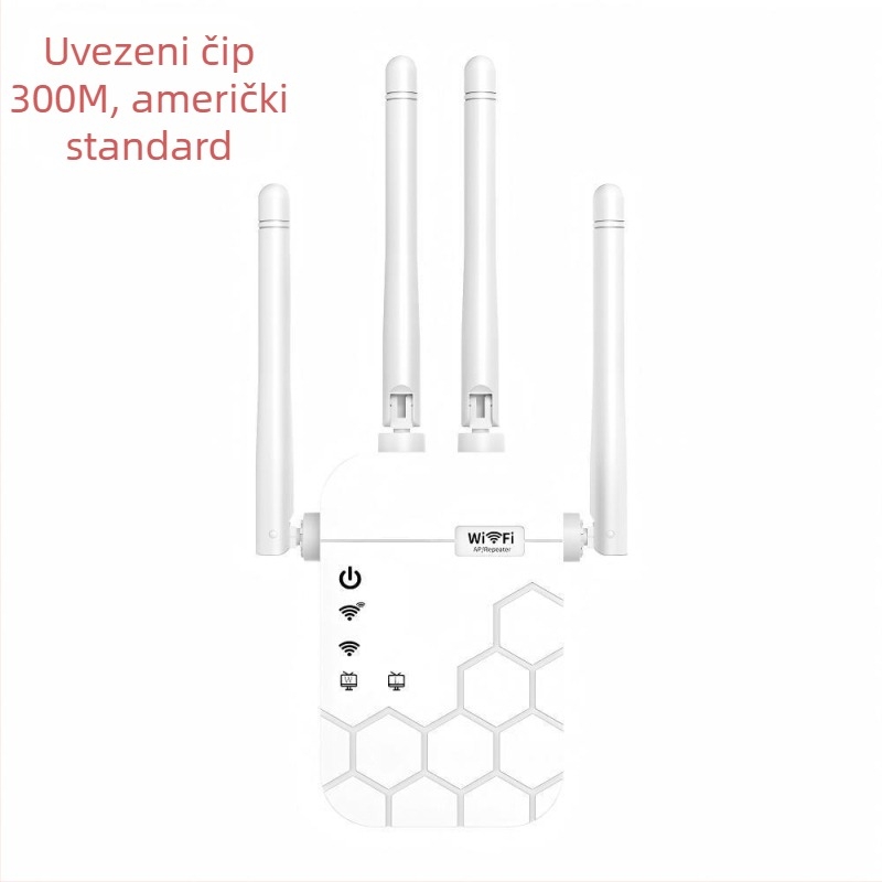 WiFi repeater sa šest antena | 1200 Mbps | pokrivenost 300 m | 802.11ac | kroz zid