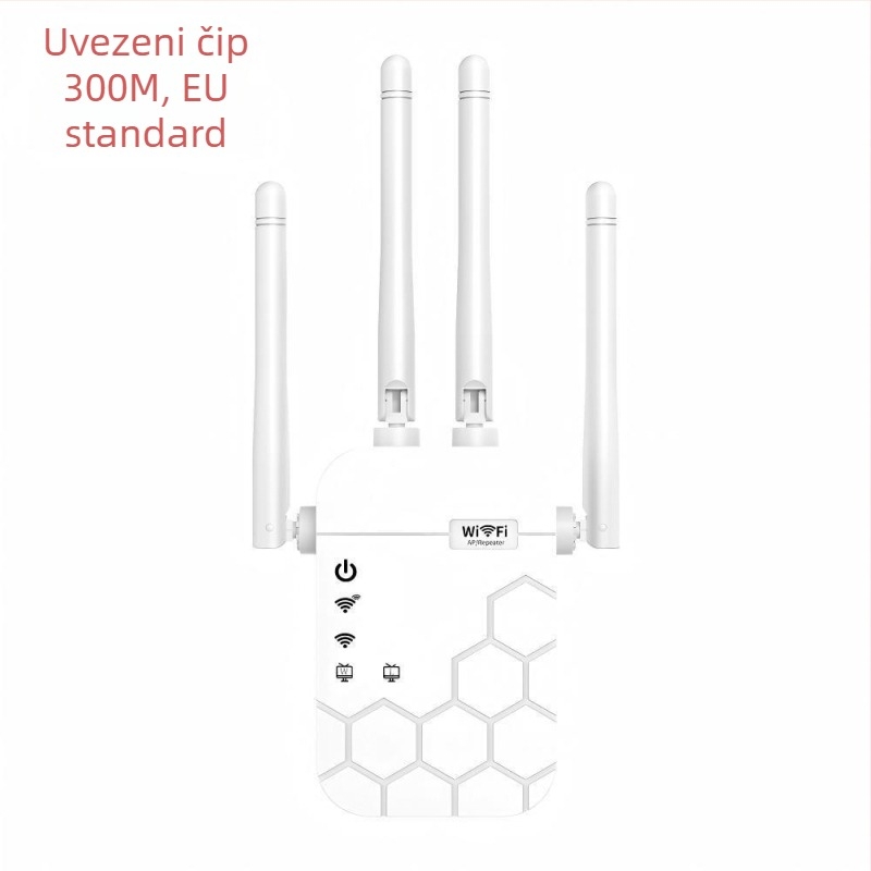 WiFi repeater sa šest antena | 1200 Mbps | pokrivenost 300 m | 802.11ac | kroz zid