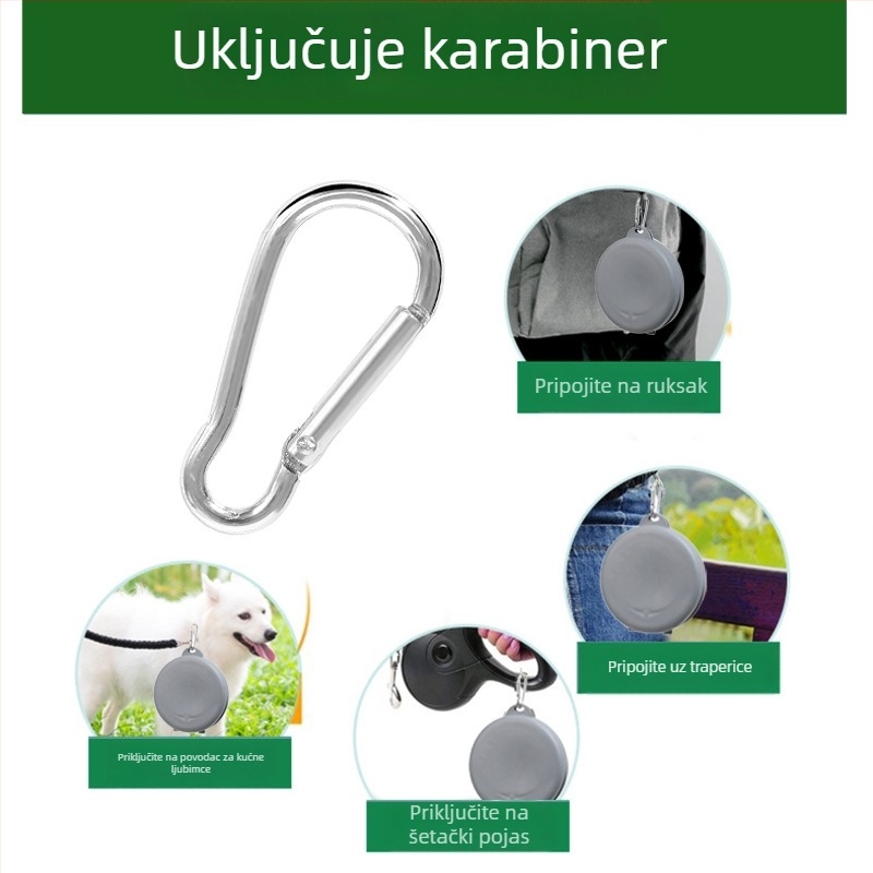 Sklopiva dvostruka posuda za hranjenje kućnih ljubimaca – TPE materijal, Doggs marka, prenosna za vanjsku upotrebu