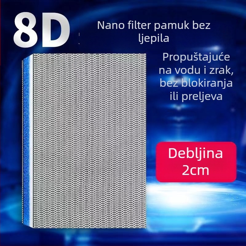 Pamukovo filtracijsko sredstvo za akvarijum