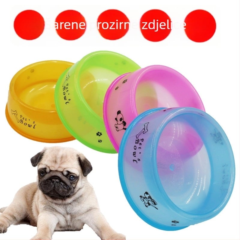 Posuda za kućne ljubimce za pse i mačke — plastična, protuklizna, Meng Qigong
