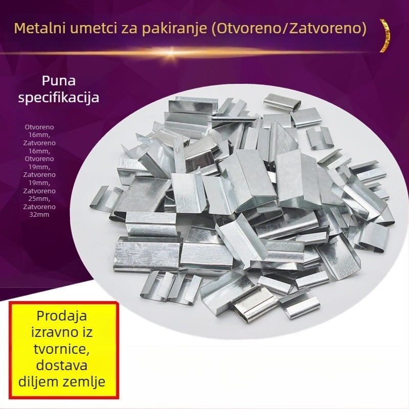 Najlon kopča za željezni pakiranje – nosivost 246,9 kg – namijenjena pakiranju kartona – posebna kopča za željeznu traku za pakiranje – model F756tt7659jshh