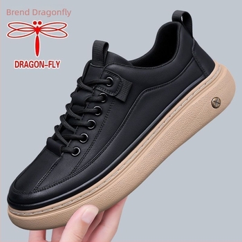 Dragonfly tenisice - Prozračna kožna tenisica za unisex, lagana protuklizna gumena potplata, bočni zip i šniranje, okrugli vrh
