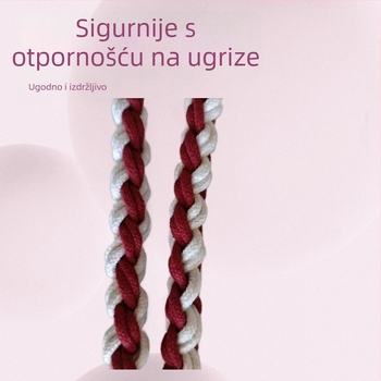Šetnja za psa, neproduživa, ručno tkan konopac od pamuka, marka Lile, model 005