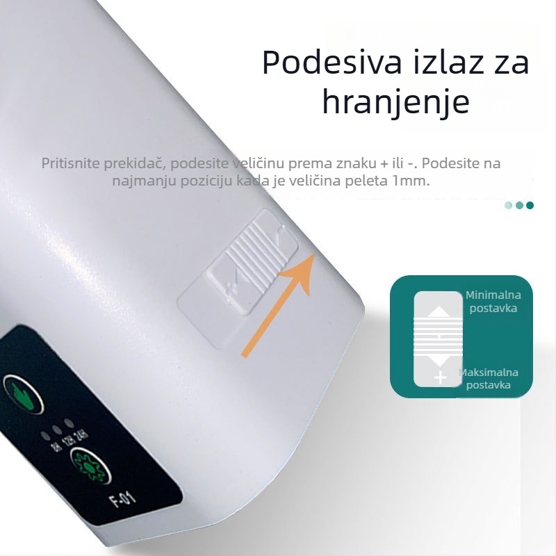 Xinma Automatska hranilica za akvarij s tajmerom, za KOI, zlatne ribice i kornjače