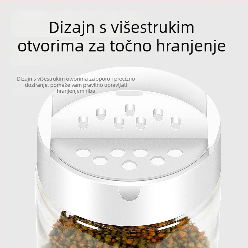 AC-FISH automatska boca za hranjenje akvarija; plastični materijal; kutija 100 kom.; pogodno za akvarij