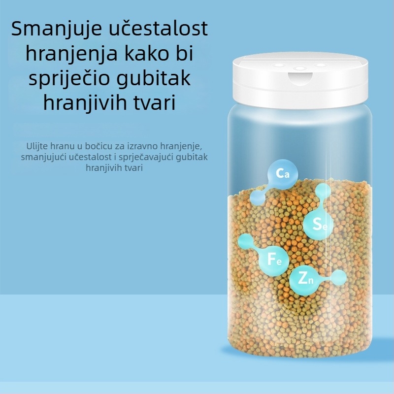 AC-FISH automatska boca za hranjenje akvarija; plastični materijal; kutija 100 kom.; pogodno za akvarij