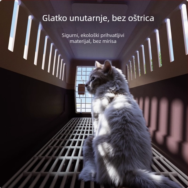 PP čvrsti nosilac za kućne ljubimce za pse i mačke, putna kutija CWLZ001, Pet Companion