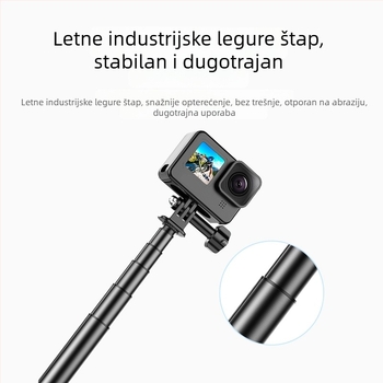 Brdrc prošireni selfie štap za DJI Action 5 Pro, Osmo 360 / Osmo 3/4 — aluminijska legura