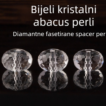 Perle od bijelog kristala, jednostavna obrada, OL stil