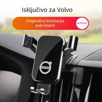 Volvo držač telefona – nosač na ploči s snap-on montažom, bez napajanja