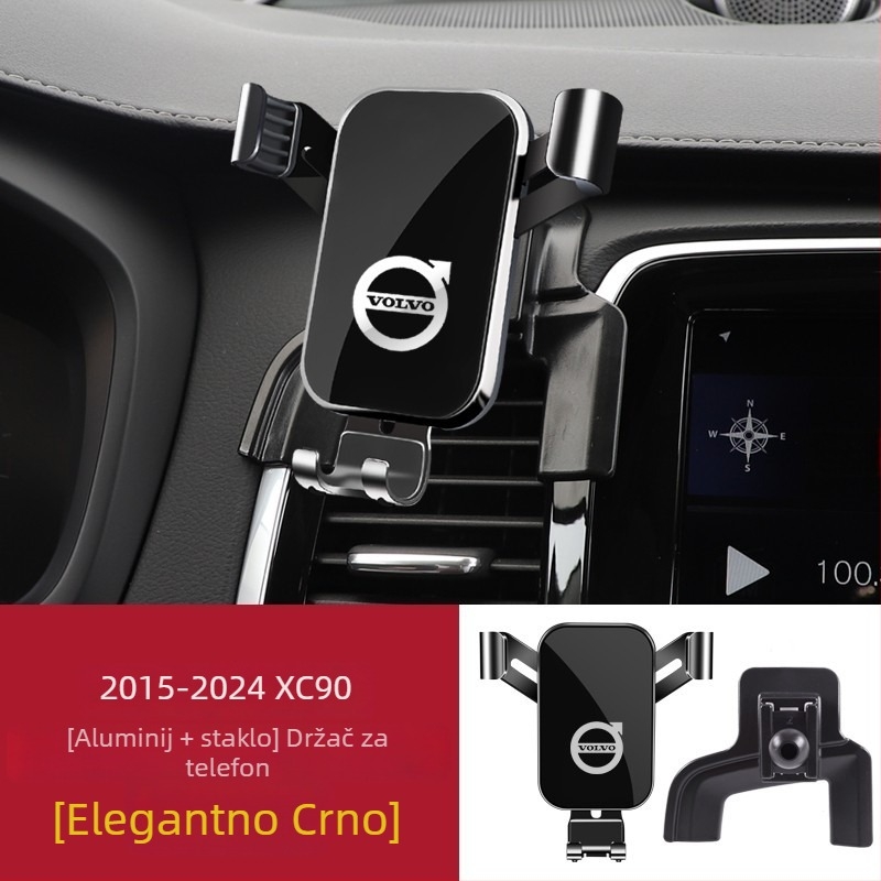 Volvo držač telefona – nosač na ploči s snap-on montažom, bez napajanja