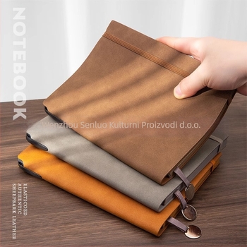 Senluo bilježnica: kožna presvlaka od umjetne kože, šavom vezivanje, Dowling papir, 100–200 stranica