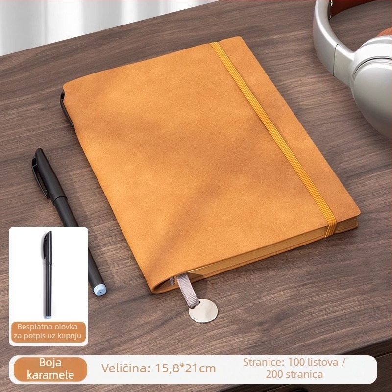Senluo bilježnica: kožna presvlaka od umjetne kože, šavom vezivanje, Dowling papir, 100–200 stranica