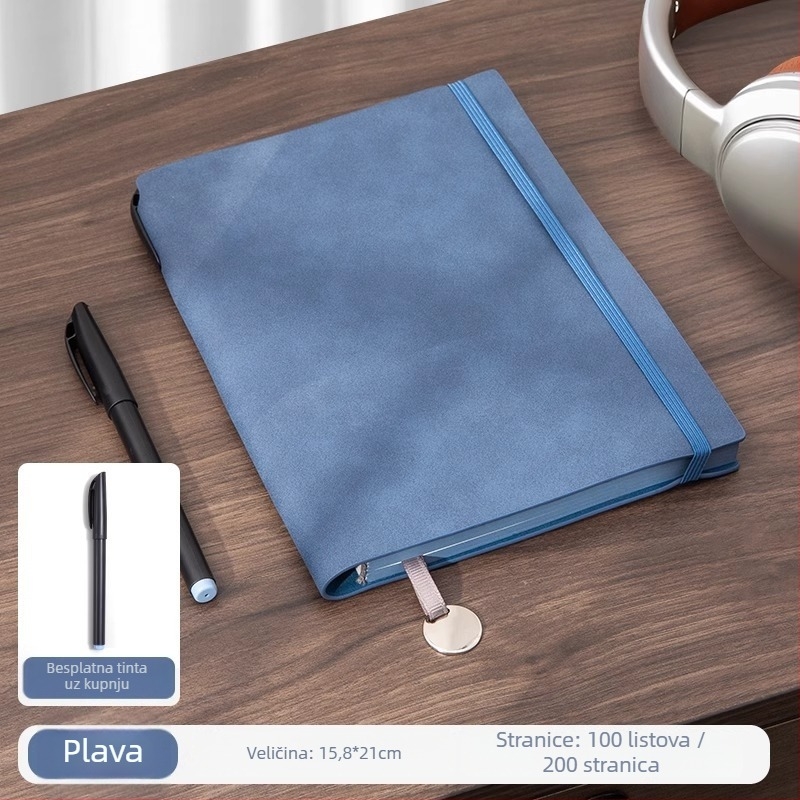 Senluo bilježnica: kožna presvlaka od umjetne kože, šavom vezivanje, Dowling papir, 100–200 stranica