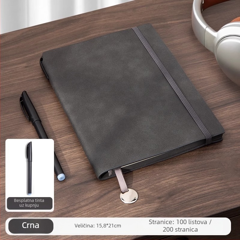 Senluo bilježnica: kožna presvlaka od umjetne kože, šavom vezivanje, Dowling papir, 100–200 stranica