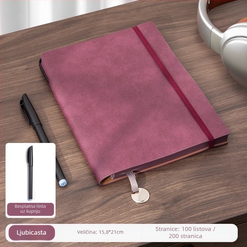 Senluo bilježnica: kožna presvlaka od umjetne kože, šavom vezivanje, Dowling papir, 100–200 stranica