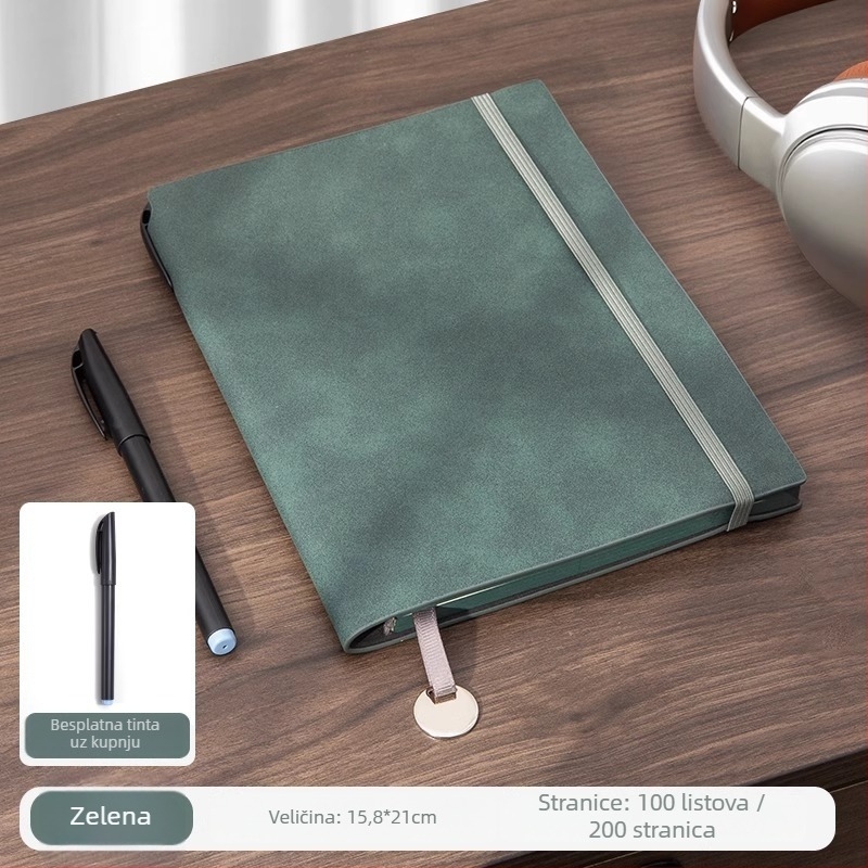 Senluo bilježnica: kožna presvlaka od umjetne kože, šavom vezivanje, Dowling papir, 100–200 stranica