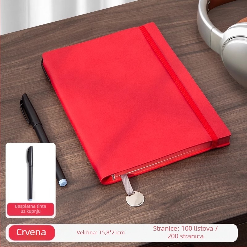 Senluo bilježnica: kožna presvlaka od umjetne kože, šavom vezivanje, Dowling papir, 100–200 stranica